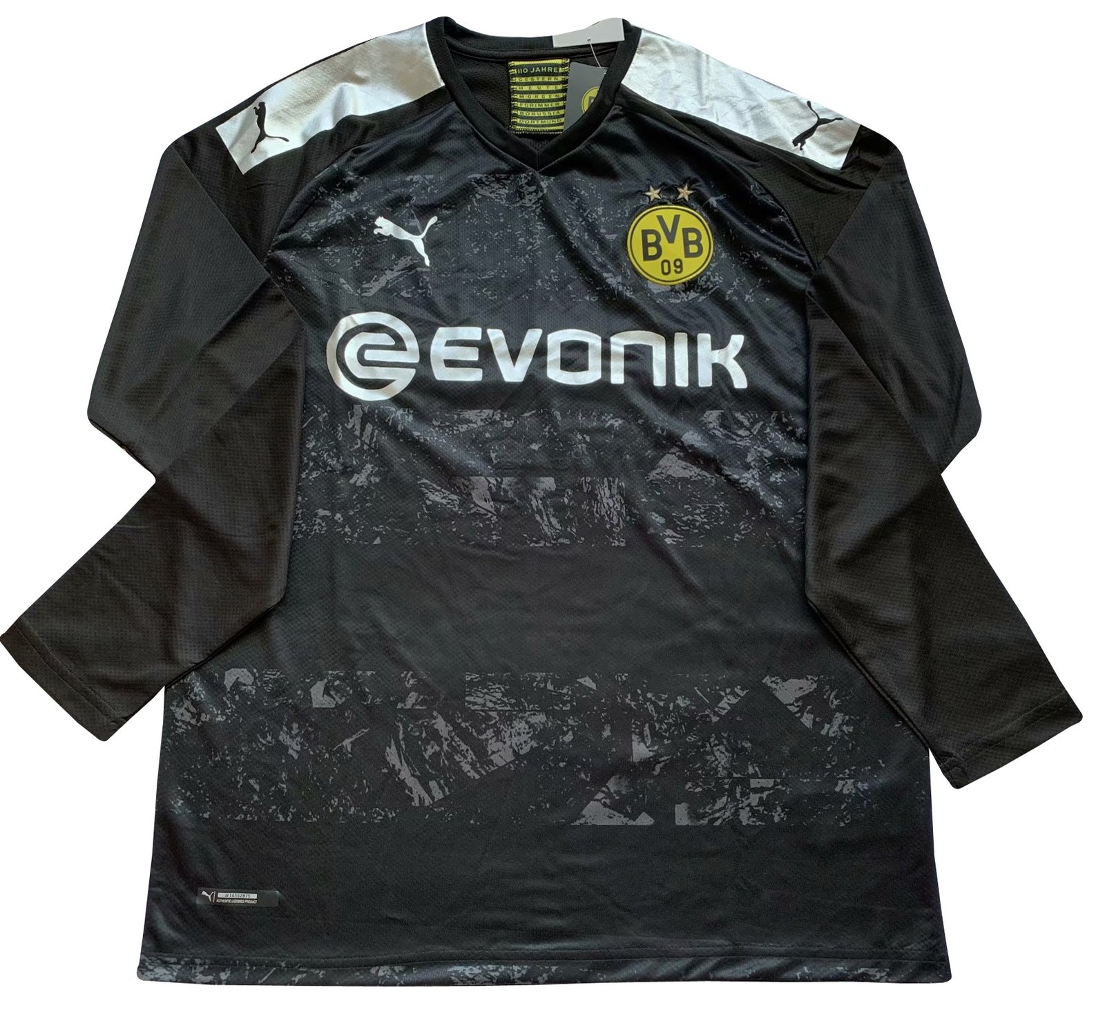 Camisa oficial Puma Borussia Dortmund 2019 2020 II Jogador manga comprida